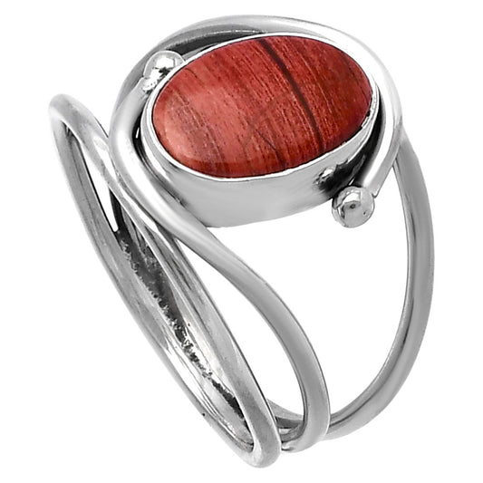 Natural Snake Skin Jasper Ring size-9.5 R-1683 SDR224655