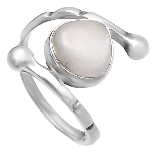 Natural Srilankan Moonstone Ring size-7 R-1546 SDR225102
