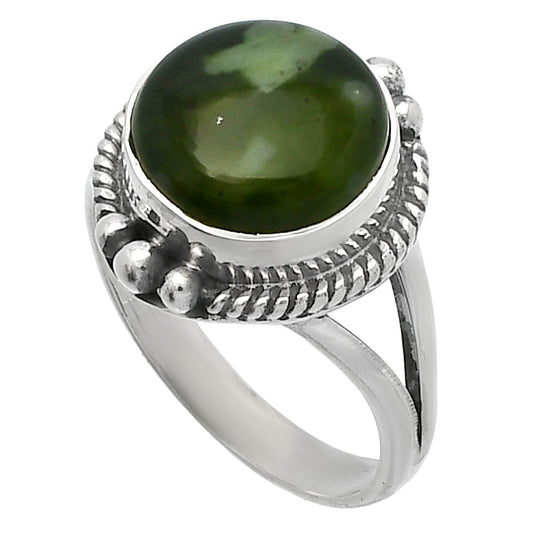 Natural Chrome Chalcedony Ring size-7 R-1253 SDR225675