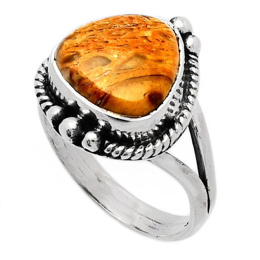 Natural Rock Calcy Ring size-7 R-1253 SDR225740