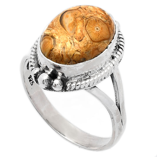 Natural Rock Calcy Ring size-9 R-1253 SDR225758