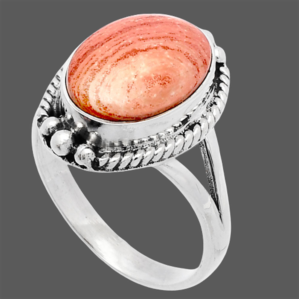 Natural Snake Skin Jasper Ring size-9.5 R-1253 SDR225783
