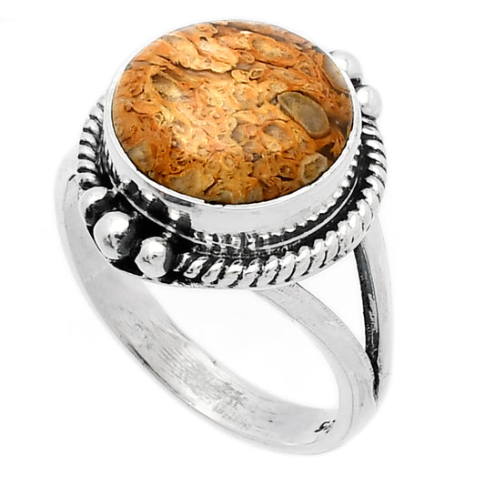 Natural Rock Calcy Ring size-7 R-1253 SDR225792