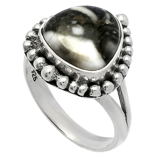 Natural Mexican Cabbing Fossil Ring size-7 R-1154 SDR225917