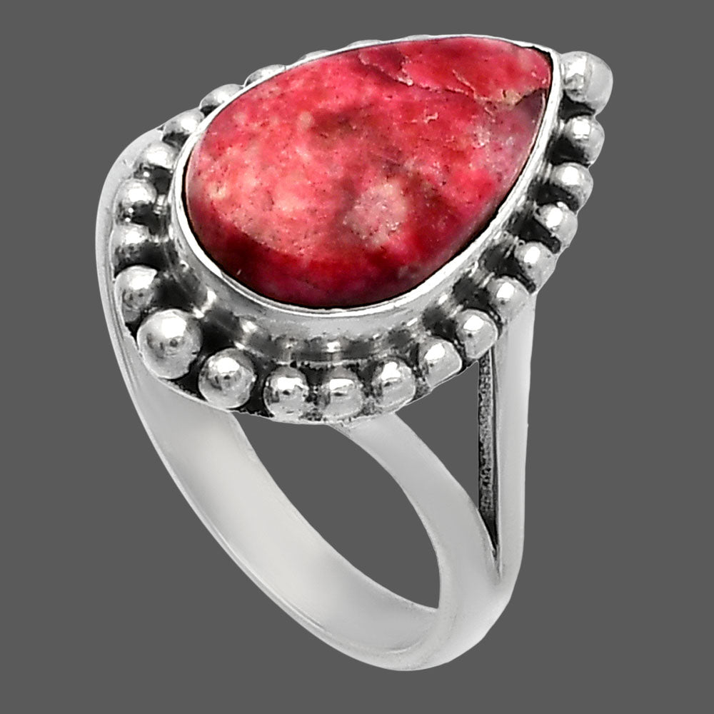 Natural Pink Thulite - Norway Ring size-8 R-1154 SDR226061