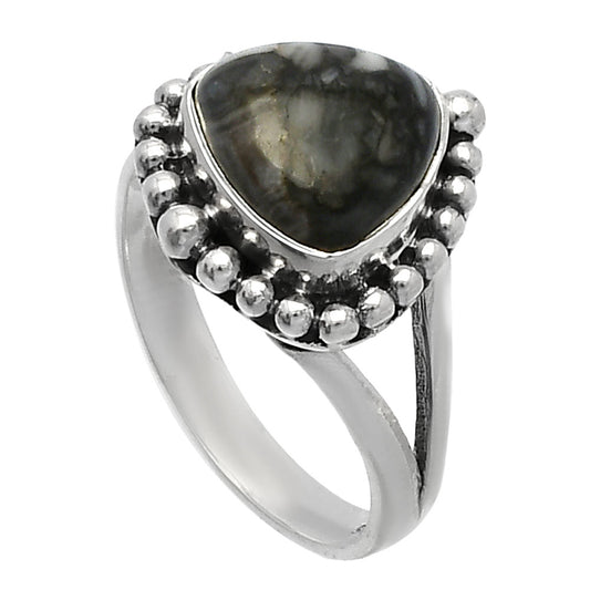 Natural Mexican Cabbing Fossil Ring size-7 R-1154 SDR226072