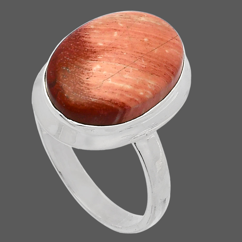 Natural Snake Skin Jasper Ring size-8 R-1007 SDR226338