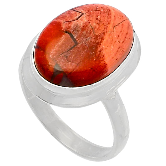 Natural Snake Skin Jasper Ring size-8 R-1007 SDR226414