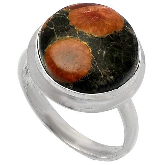 Natural Peanut Obsidian Ring size-9 R-1007 SDR226418