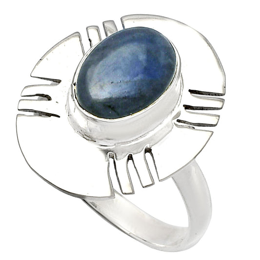 Blue Fire Labradorite - Madagascar Ring size-8.5 R-1240 SDR226493