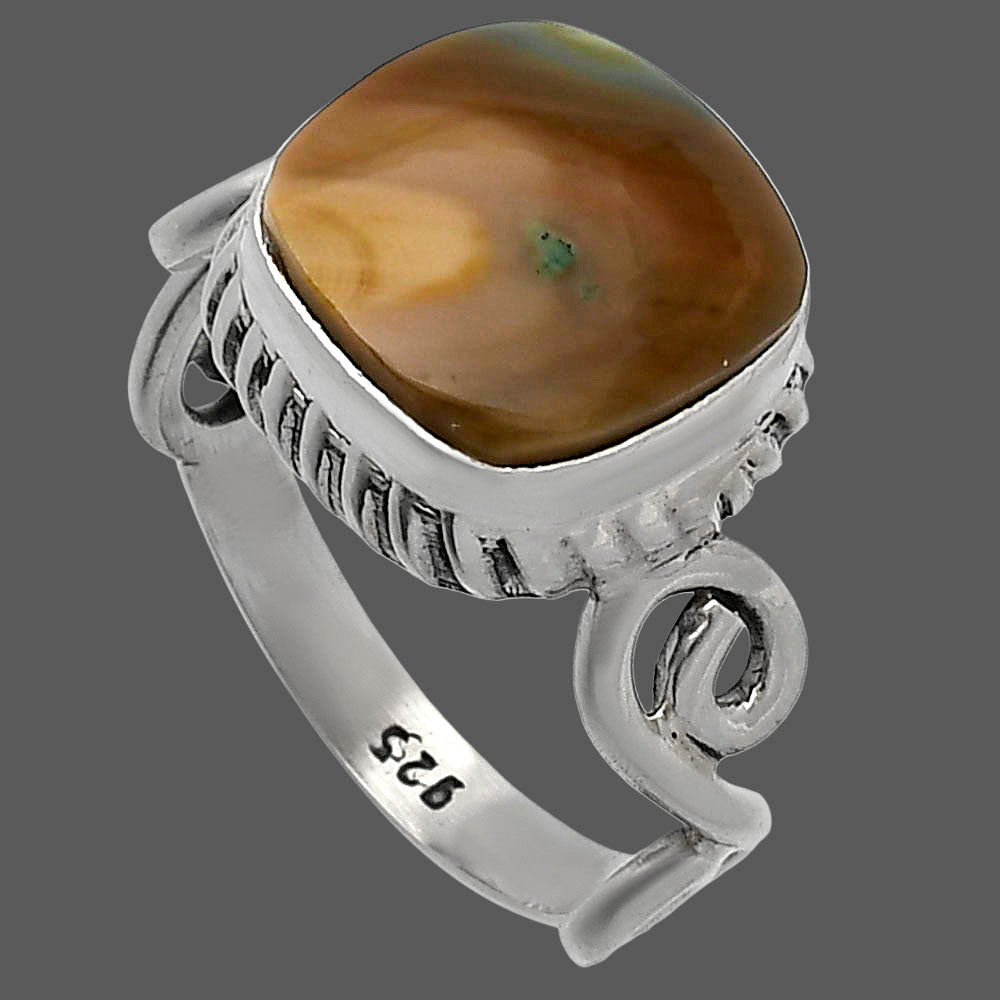 Natural Imperial Jasper - Mexico Ring size-8 R-1652 SDR227081