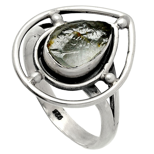 Natural Aquamarine Rough - Brazil Ring size-8.5 R-1446 SDR227495