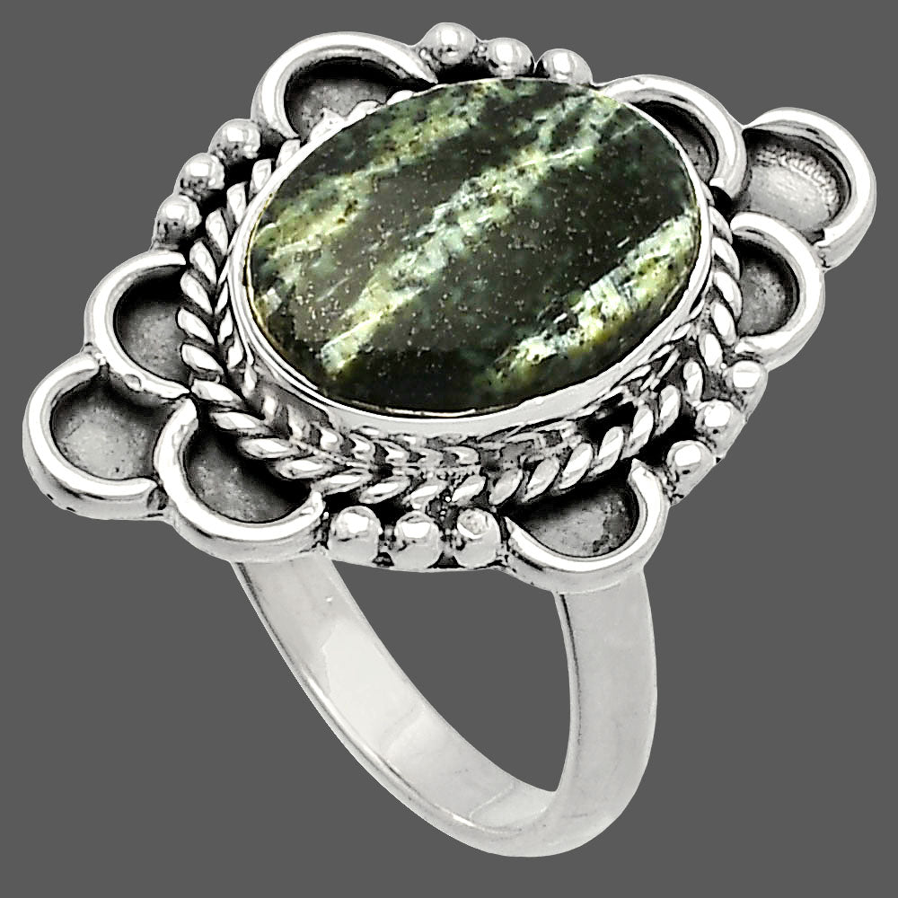 Natural Chrysotile Ring size-8 R-1229 SDR227556