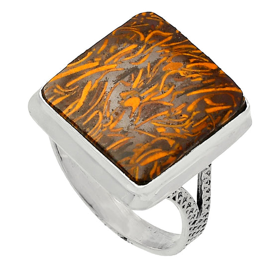 Coquina Fossil Jasper - India Ring size-9.5 R-1008 SDR227828