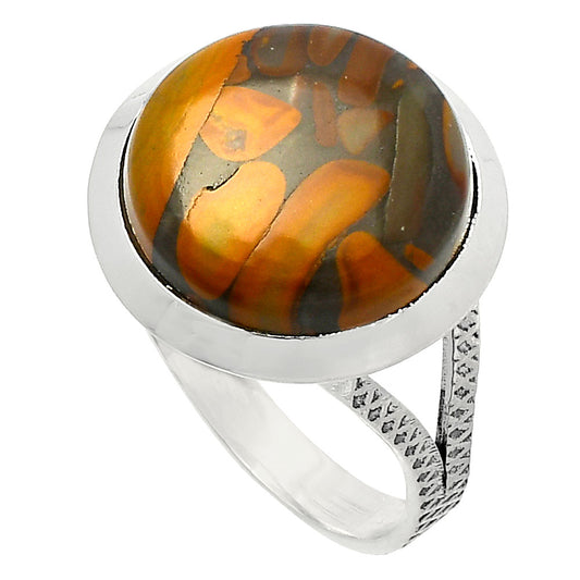 Natural Bamboo Jasper Ring size-9.5 R-1005 SDR227845