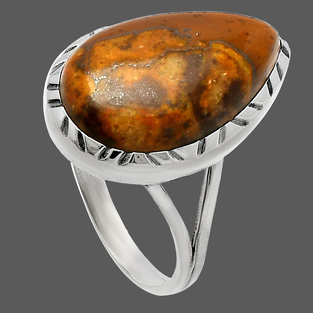 Natural Outback Jasper Ring size-9 R-1074 SDR227956