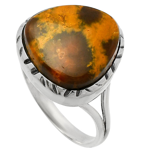 Natural Ocean Jasper - Madagascar Ring size-8 R-1074 SDR227969