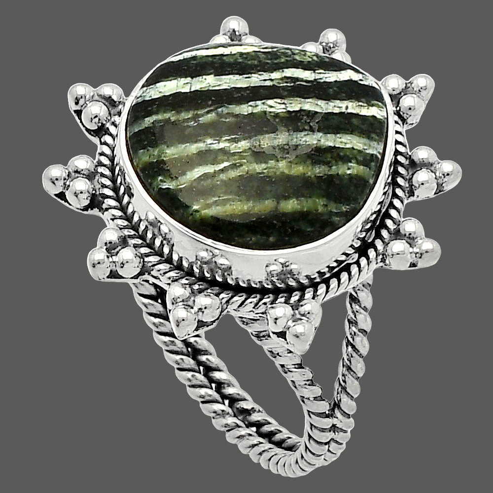 Natural Chrysotile Ring size-9 R-1234 SDR228610