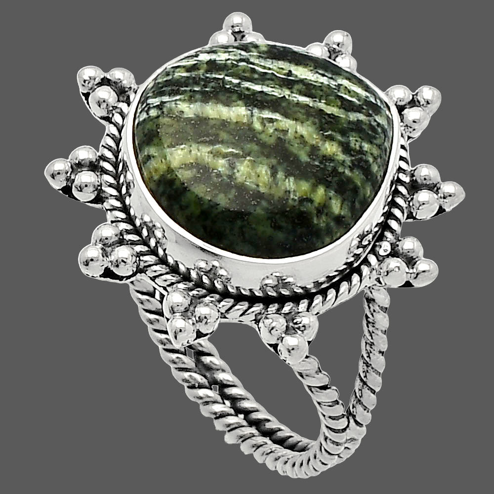 Natural Chrysotile Ring size-9 R-1234 SDR228630