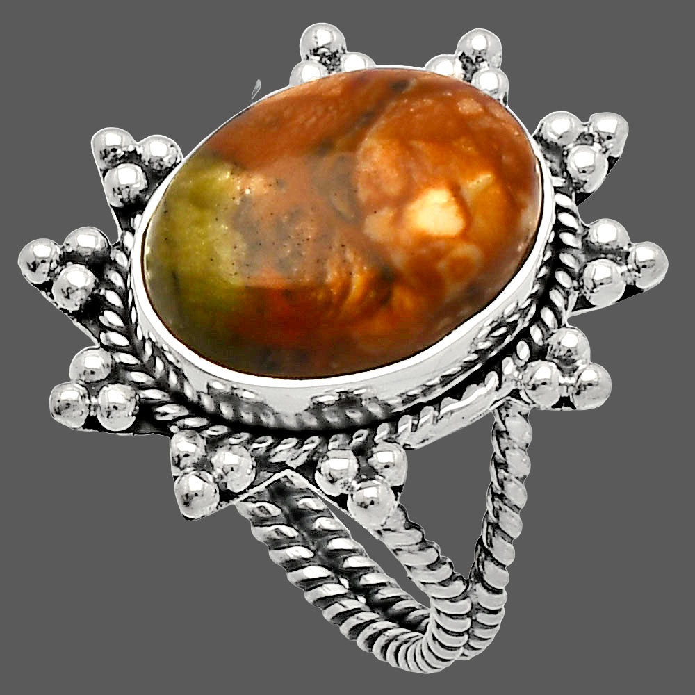 Natural Rocky Butte Picture Jasper Ring size-7 R-1234 SDR228640