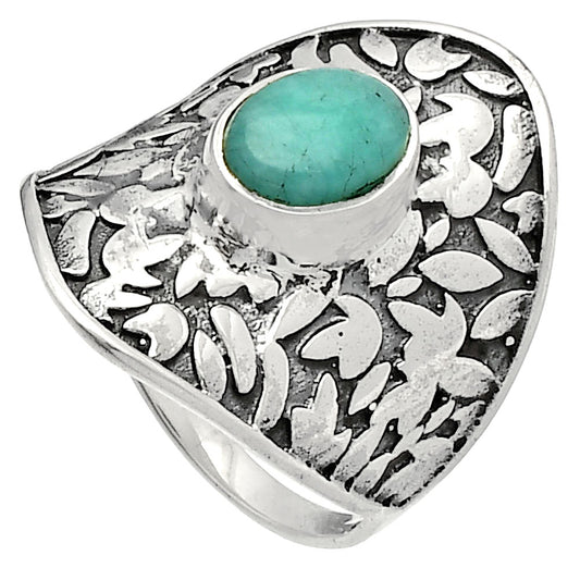 Natural Paraiba Amazonite Ring size-6 R-1370 SDR228728