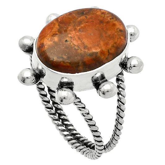 Natural Mexican Bird Eye Ring size-9.5 R-1268 SDR228947