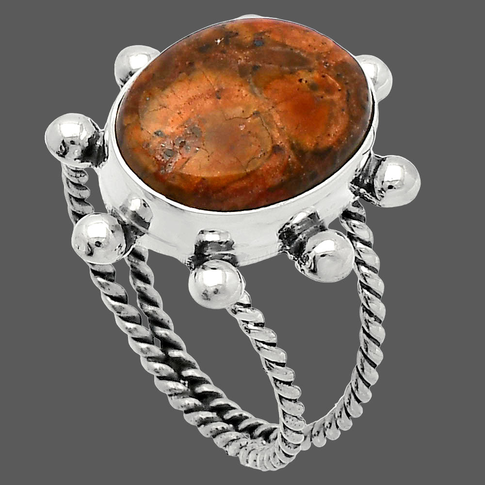 Natural Mexican Bird Eye Ring size-9.5 R-1268 SDR228952