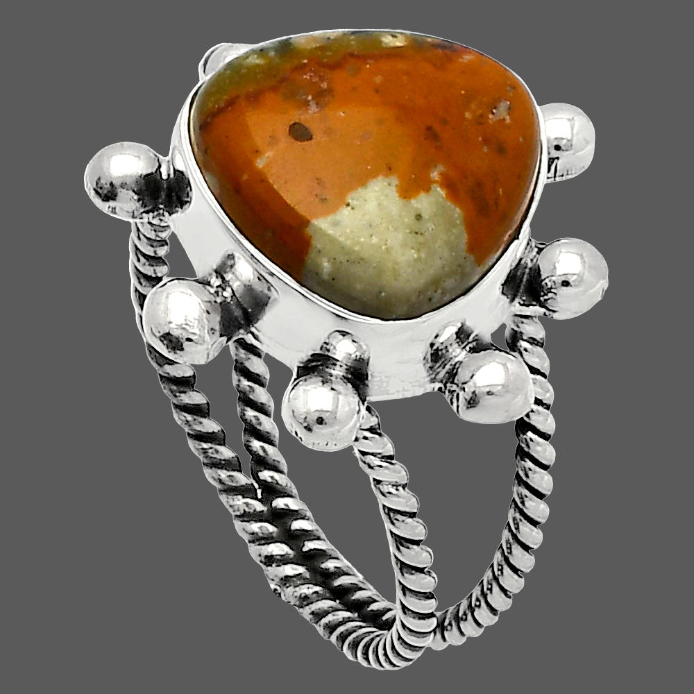 Natural Rocky Butte Picture Jasper Ring size-7 R-1268 SDR228984