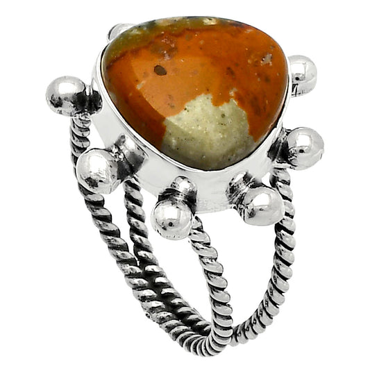 Natural Rocky Butte Picture Jasper Ring size-7 R-1268 SDR228984
