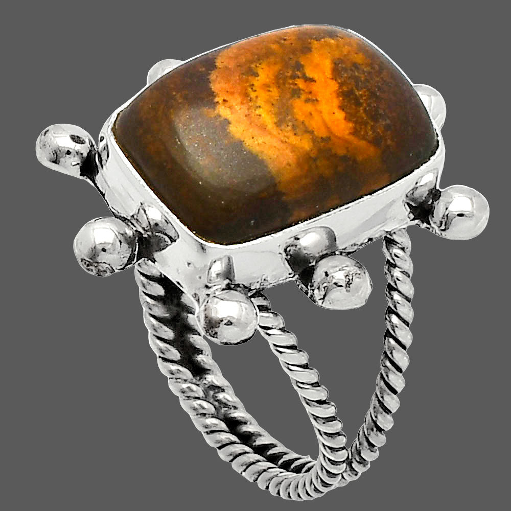 Natural Outback Jasper Ring size-8 R-1268 SDR229004
