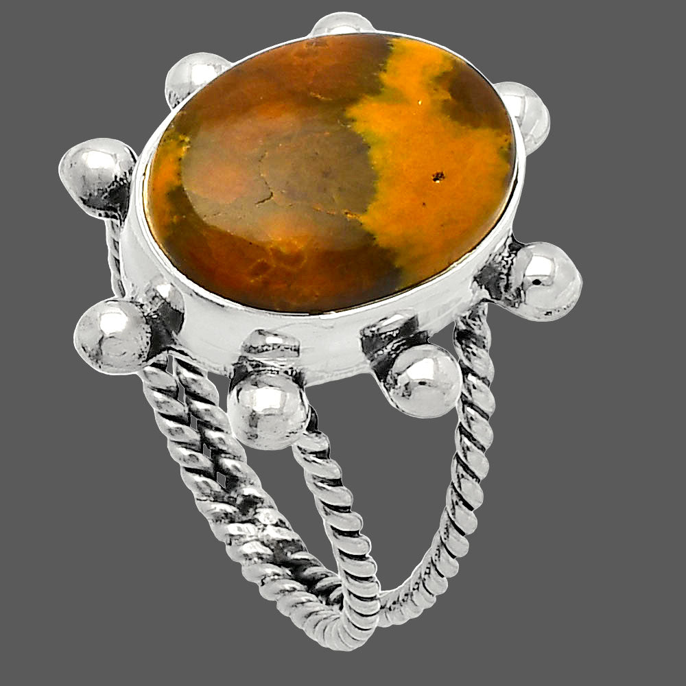 Natural Ocean Jasper - Madagascar Ring size-9 R-1268 SDR229017