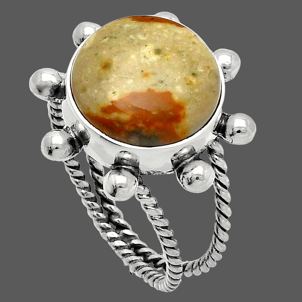 Rocky Butte Picture Jasper Ring size-10 R-1268 SDR229067