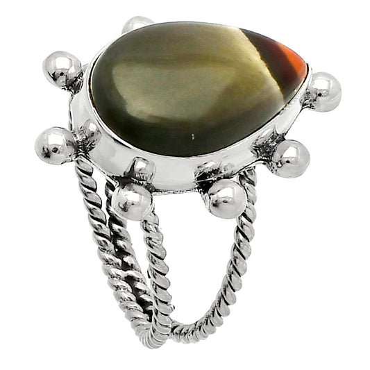 Natural Polygram Jasper Ring size-8 R-1268 SDR229081