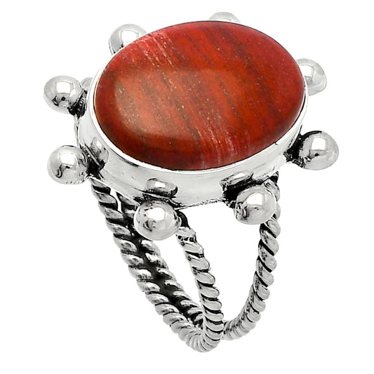 Natural Snake Skin Jasper Ring size-8 R-1268 SDR229106