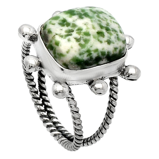 Natural Dioptase Ring size-7 R-1268 SDR229137