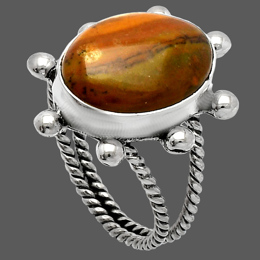 Natural Outback Jasper Ring size-8 R-1268 SDR229164