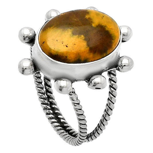 Natural Ocean Jasper - Madagascar Ring size-7 R-1268 SDR229177