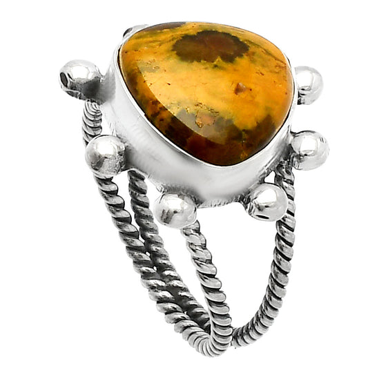 Natural Ocean Jasper - Madagascar Ring size-7 R-1268 SDR229180