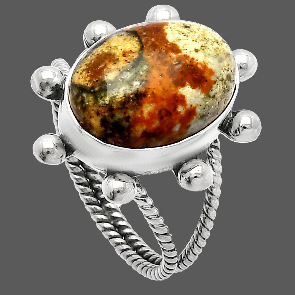 Rocky Butte Picture Jasper Ring size-9.5 R-1268 SDR229189