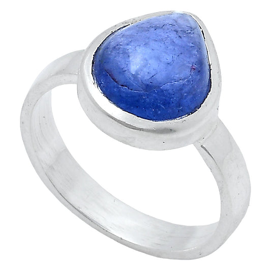 Natural Tanzanite Cab Ring size-6 R-1004 SDR229211