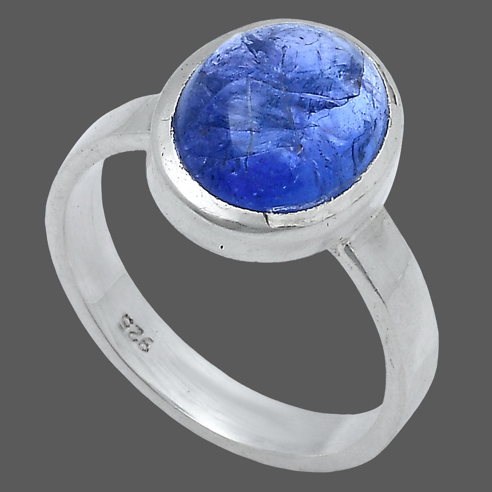 Natural Tanzanite Cab Ring size-7 R-1004 SDR229212