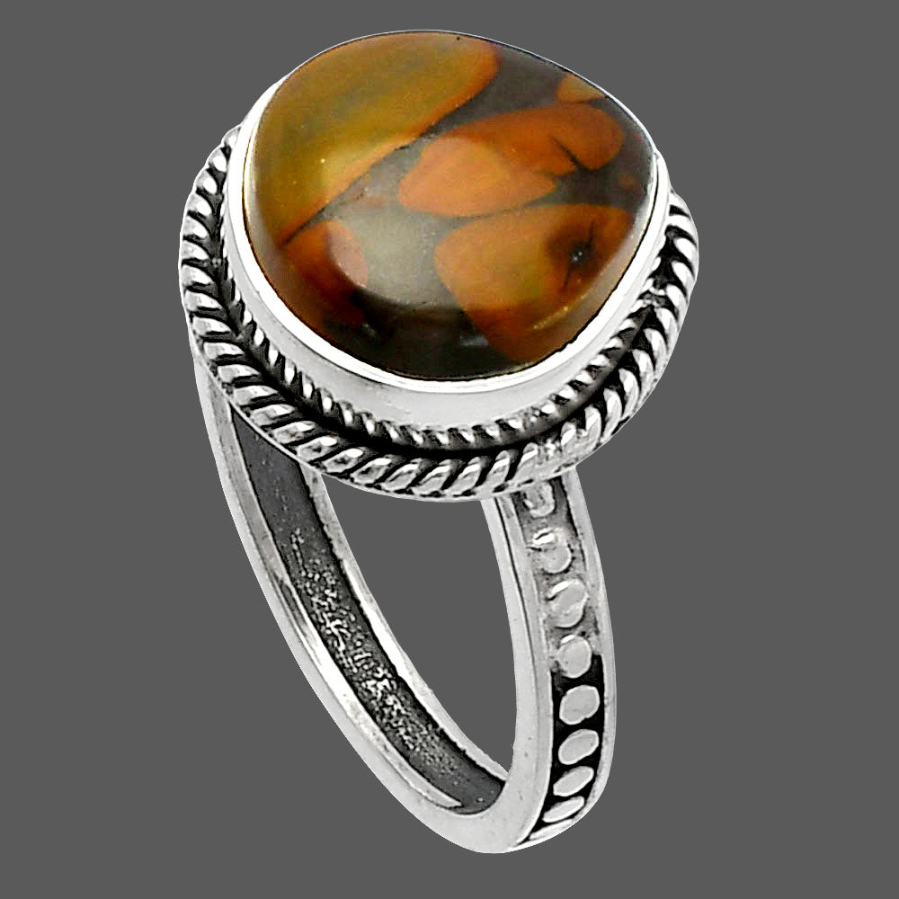 Natural Bamboo Jasper Ring size-9 R-1066 SDR229444