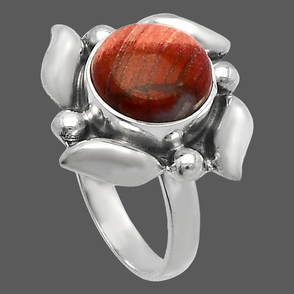 Natural Snake Skin Jasper Ring size-8 R-1125 SDR229498