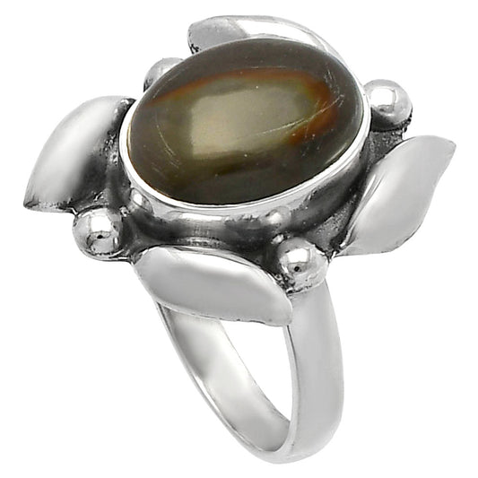 Natural Bamboo Jasper Ring size-8 R-1125 SDR229504