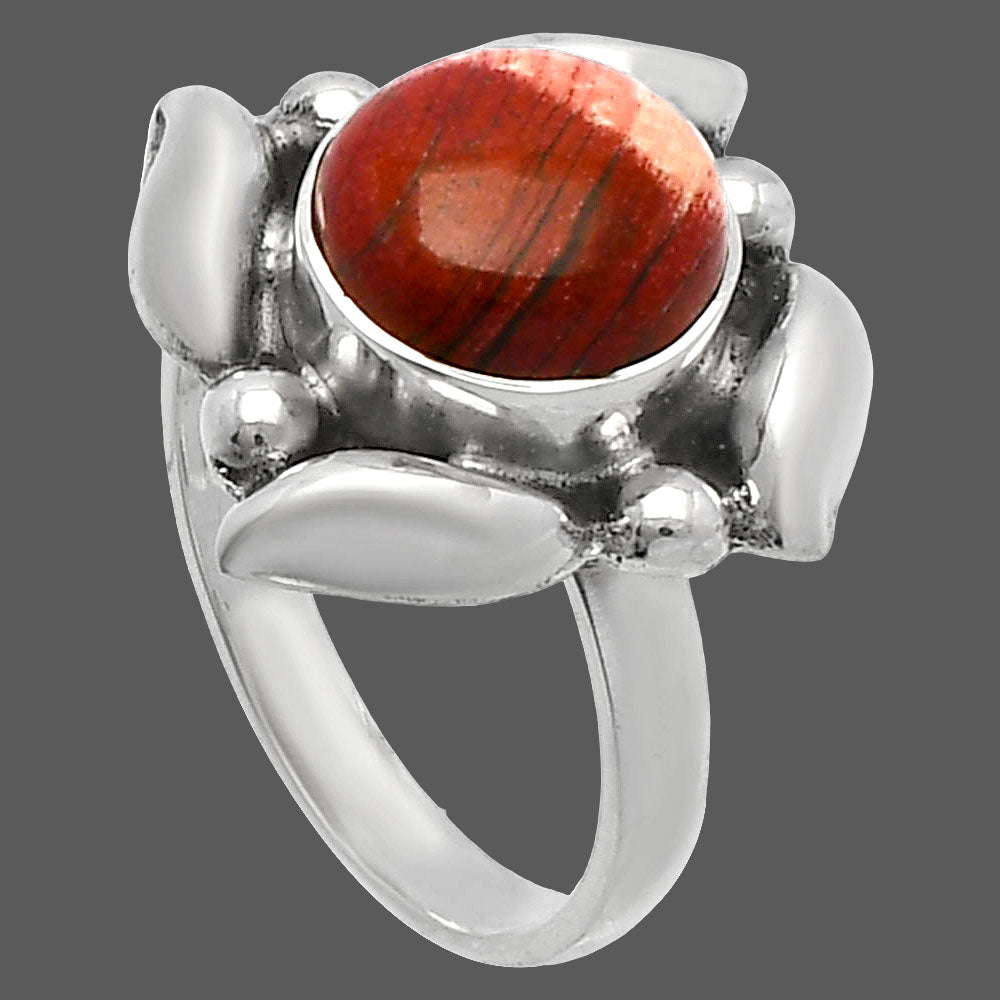 Natural Snake Skin Jasper Ring size-7 R-1125 SDR229516