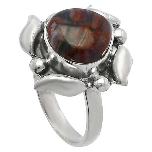 Natural Bamboo Jasper Ring size-8 R-1125 SDR229520