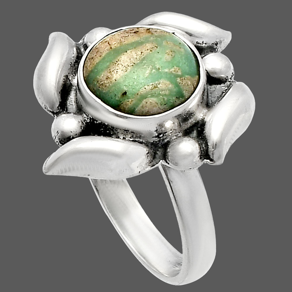 Natural Utah Variscite Ring size-8 R-1125 SDR229632