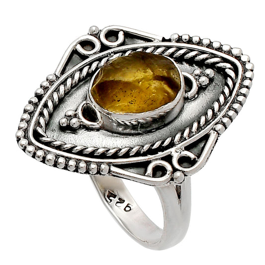 Natural Rare Kornerupine Rough Ring size-6.5 R-1557 SDR230206