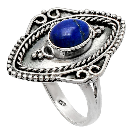 Natural Lapis Lazuli - Afghanistan Ring size-8 R-1557 SDR230211