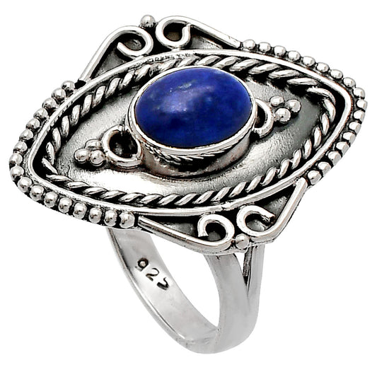Natural Lapis Lazuli - Afghanistan Ring size-7 R-1557 SDR230217